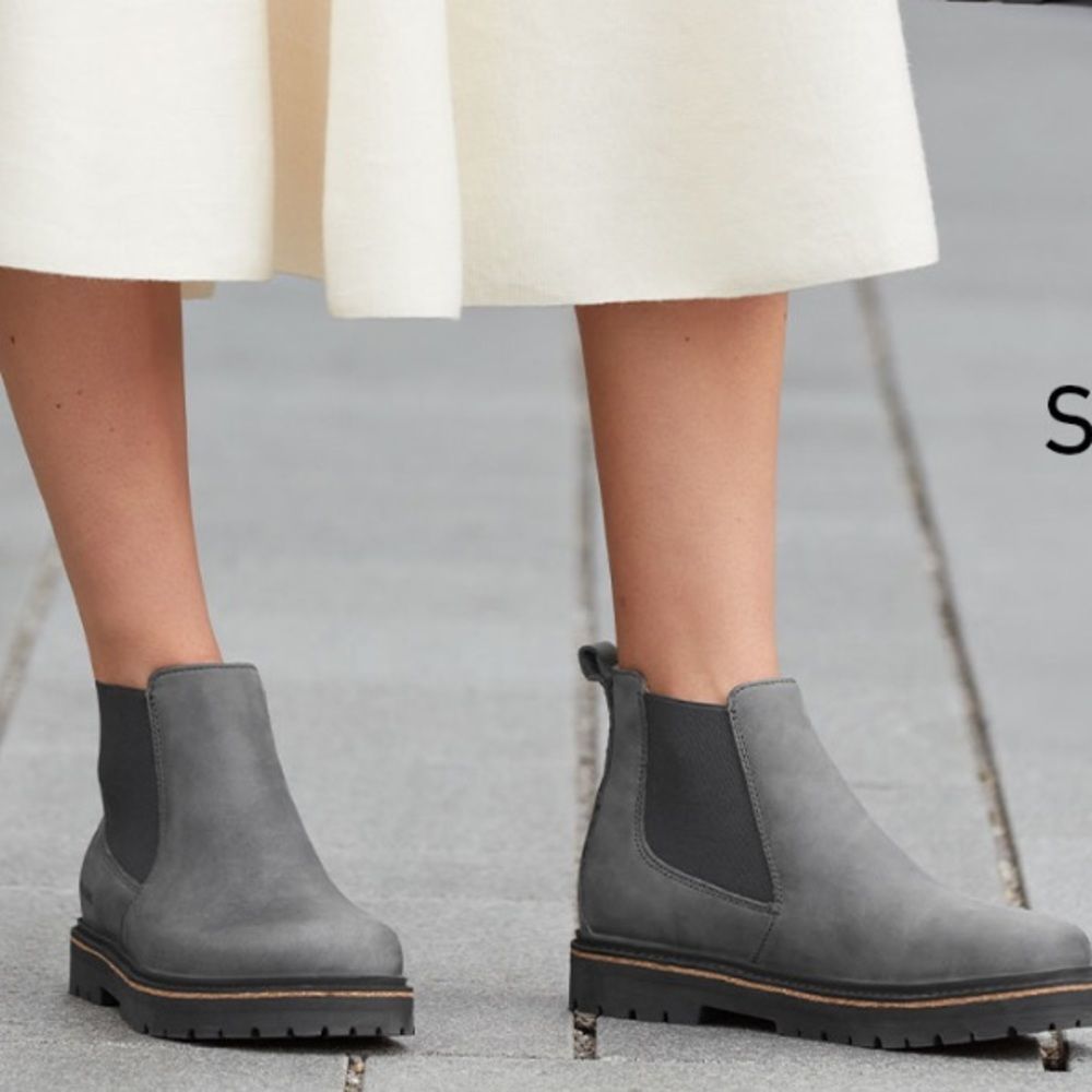 Birkenstock Stalon Nubuck Leather Ankle Booties Graphite size 41EU/10US